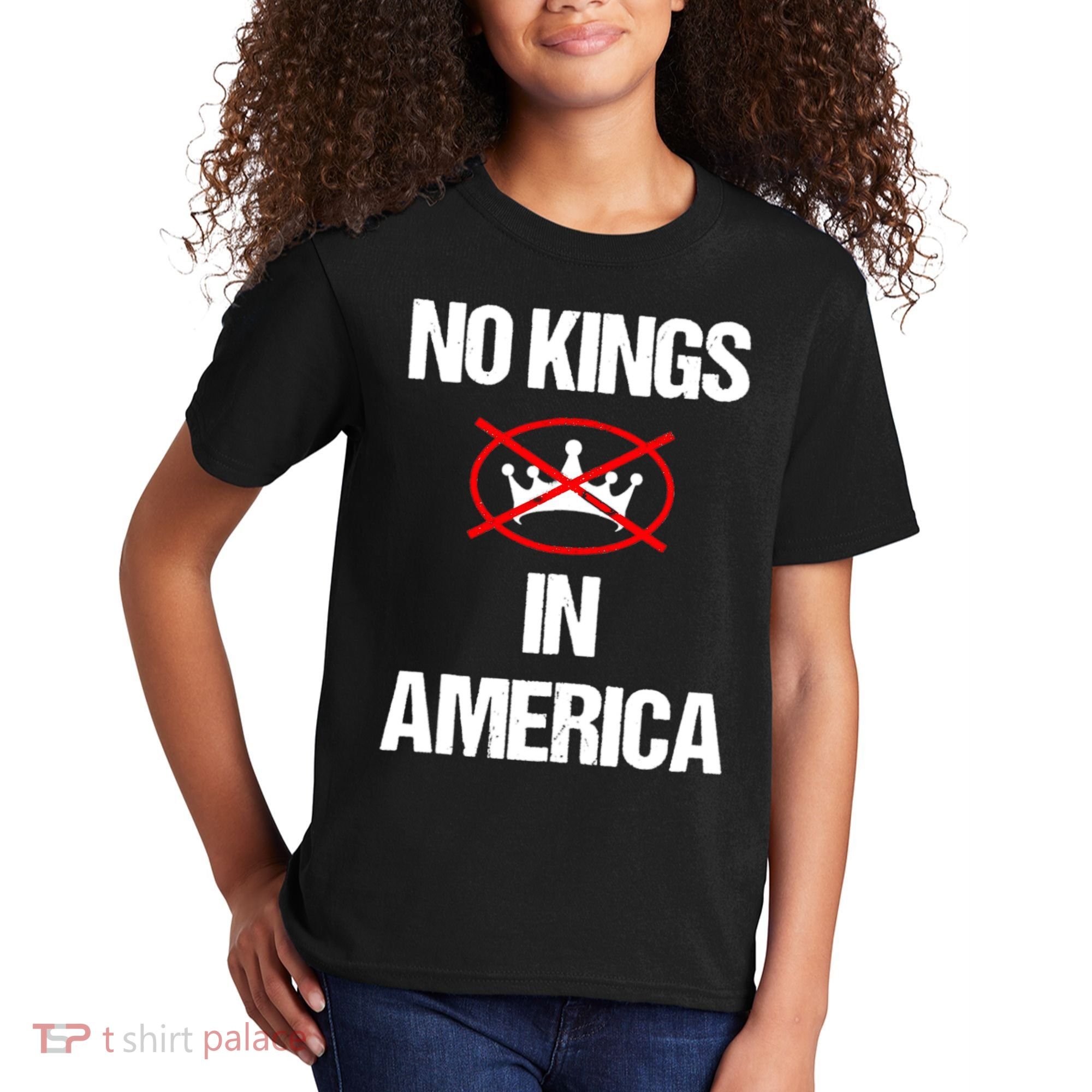 No Kings In America Supreme Court Protest Kids T-Shirt