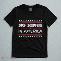 No Kings In America Save Democracy I Dissent Anti Trump Flag T-Shirt thumb 5