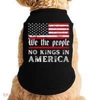No Kings In America We The People Doggie Tank thumb 0