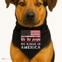 No Kings In America We The People USA-Made Doggie Bandana thumb 1