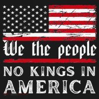 No Kings In America We The People USA-Made Doggie Bandana thumb 2
