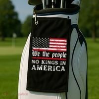 No Kings In America We The People Golf Towel thumb 2