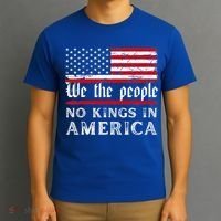 No Kings In America We The People T-Shirt thumb 3