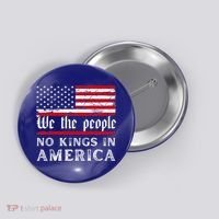 No Kings In America We The People Button thumb 0