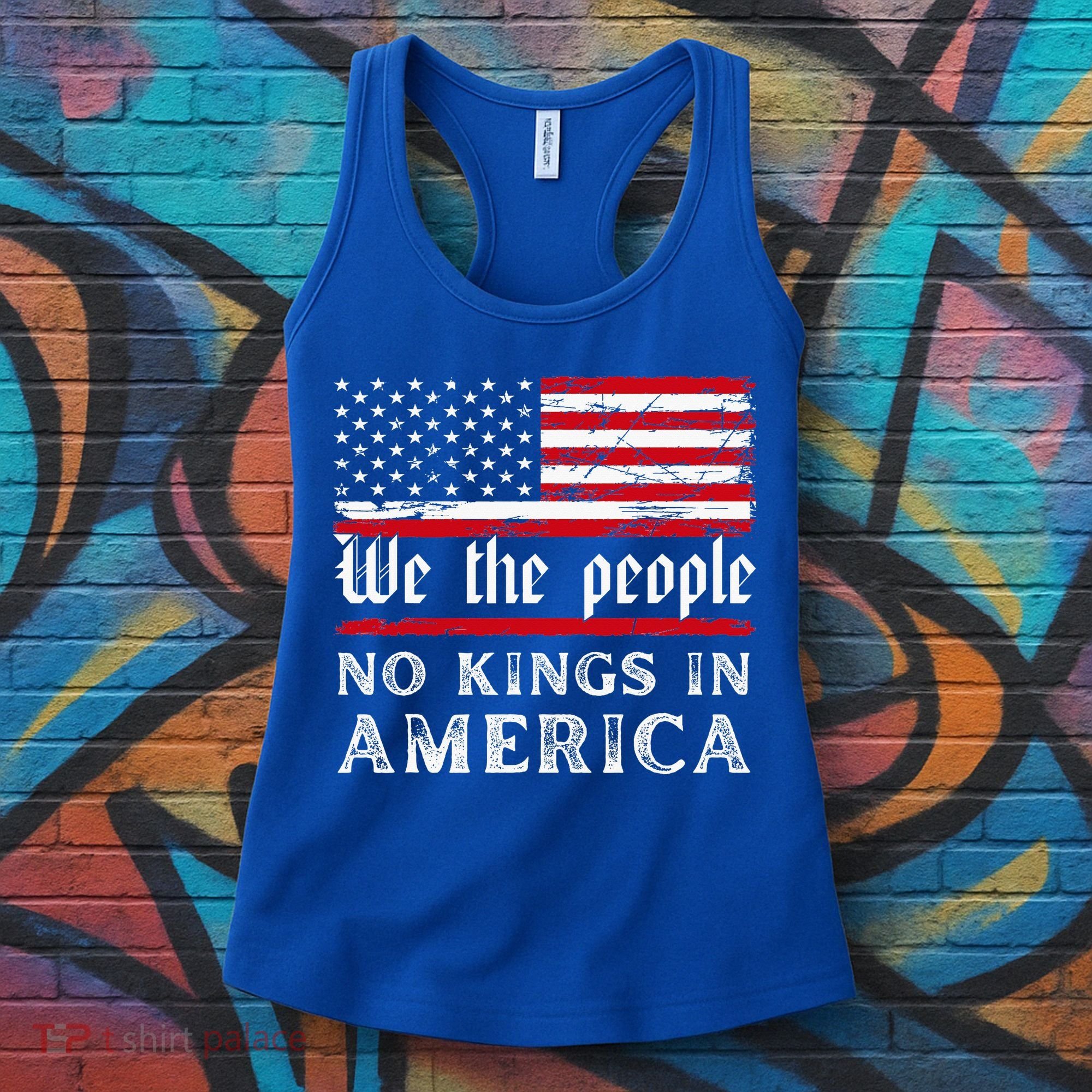 No Kings In America We The People Women's Tank Top