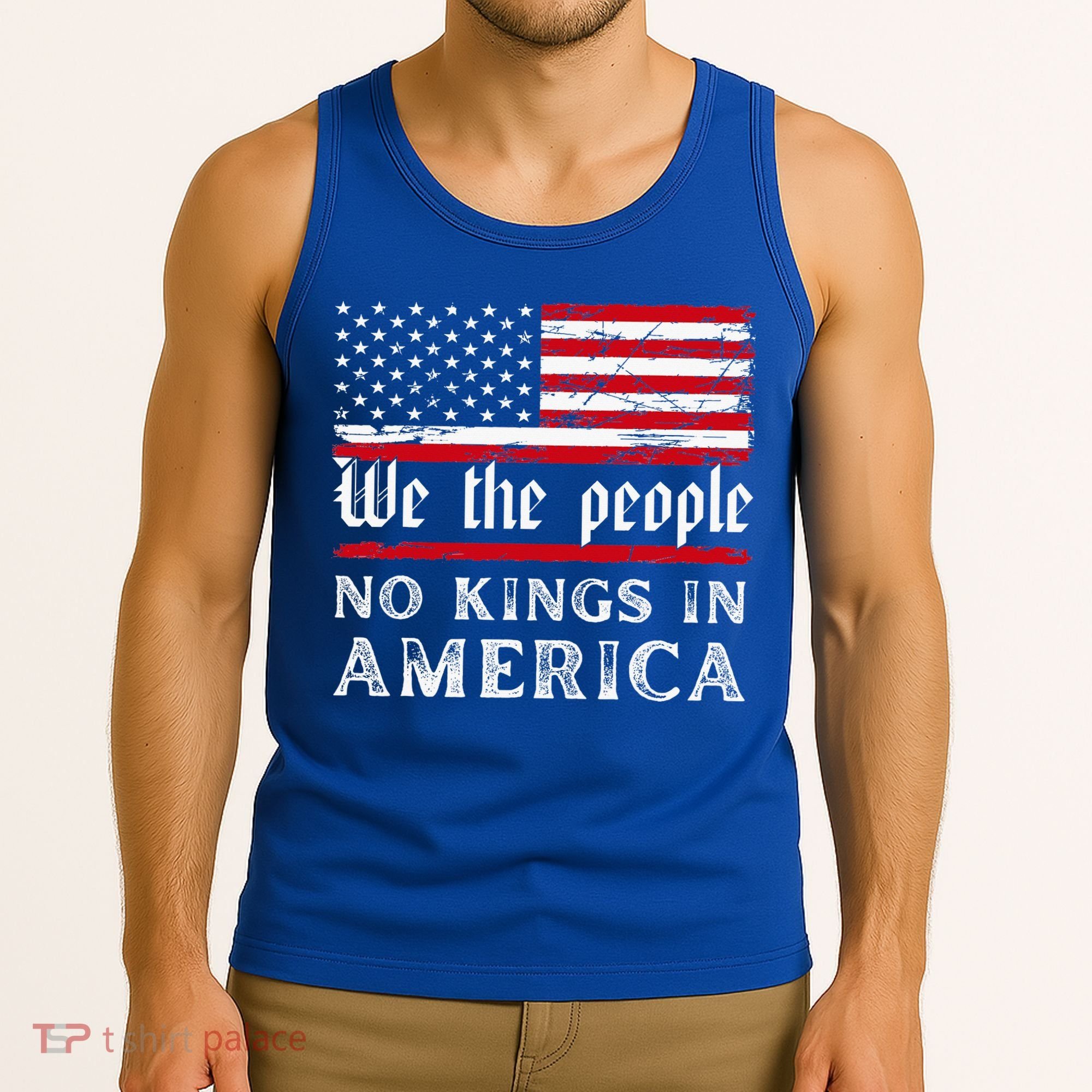 No Kings In America We The People Tank Top