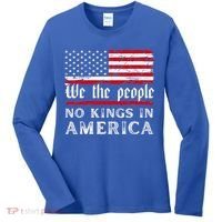 No Kings In America We The People Women's Long Sleeve Shirt thumb 0
