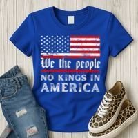 No Kings In America We The People Women's T-Shirt thumb 3