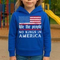 No Kings In America We The People Kids Hoodie thumb 3