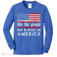 No Kings In America We The People Kids Long Sleeve Shirt thumb 0