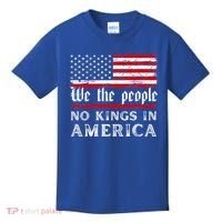 No Kings In America We The People Kids T-Shirt thumb 0