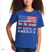 No Kings In America We The People Kids T-Shirt thumb 2