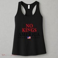 No King In America 45 47 Democracy Usa Independence Saying Women's Tank Top thumb 3