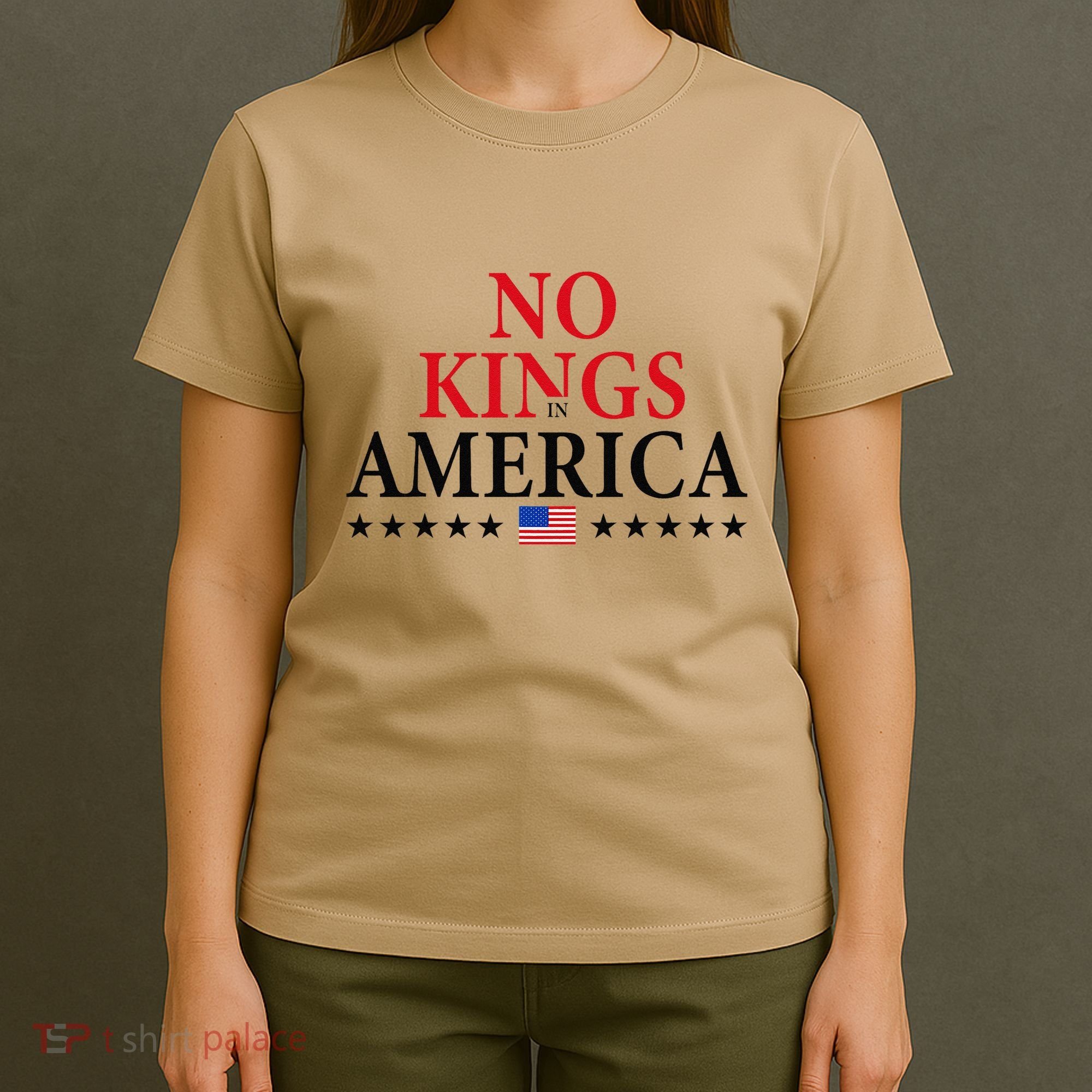 No King In America 45 47 Democracy Usa Independence Saying T-Shirt