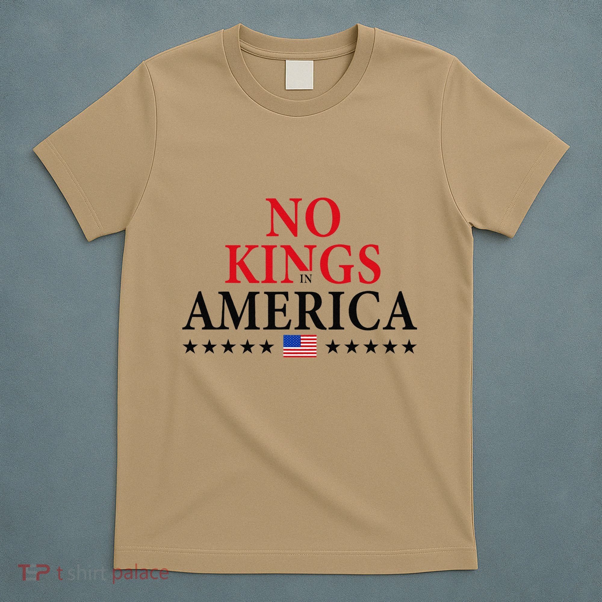 No King In America 45 47 Democracy Usa Independence Saying T-Shirt