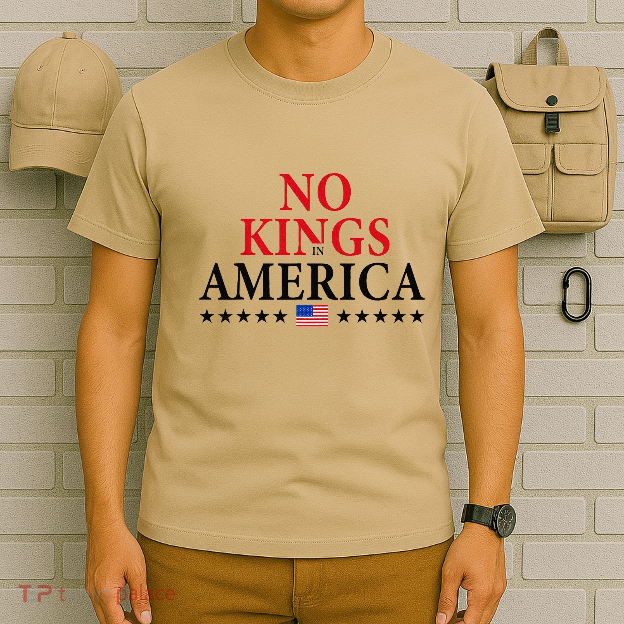 No King In America 45 47 Democracy Usa Independence Saying T-Shirt