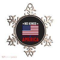 No Kings In America Flag Protest Save Democracy Ornament thumb 0