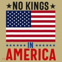 No Kings In America Flag Protest Save Democracy T-Shirt thumb 7
