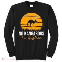 No Kangaroos In Austria Kangaroo Animal Lover Wildlife Sweatshirt thumb 0