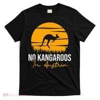No Kangaroos In Austria Kangaroo Animal Lover Wildlife T-Shirt thumb 0