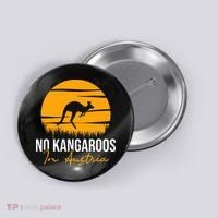 No Kangaroos In Austria Kangaroo Animal Lover Wildlife Button thumb 0
