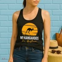 No Kangaroos In Austria Kangaroo Animal Lover Wildlife Women's Tank Top thumb 2