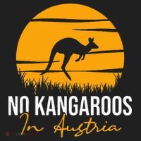 No Kangaroos In Austria Kangaroo Animal Lover Wildlife Golf Towel thumb 3