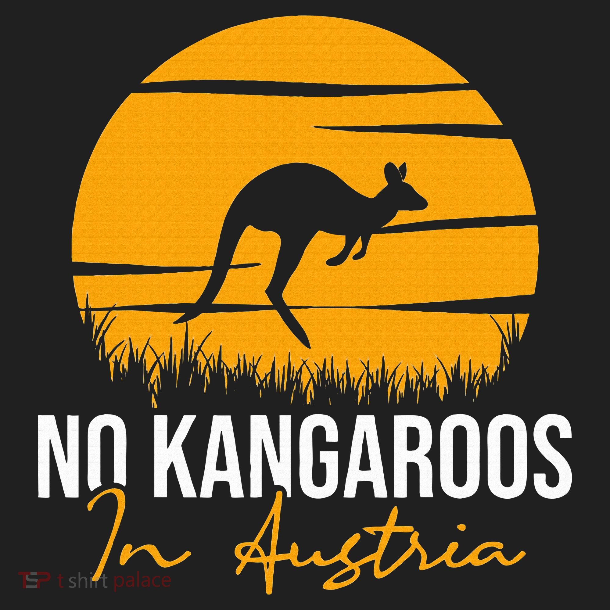 No Kangaroos In Austria Kangaroo Animal Lover Wildlife Golf Towel