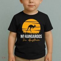 No Kangaroos In Austria Kangaroo Animal Lover Wildlife Toddler T-Shirt thumb 2