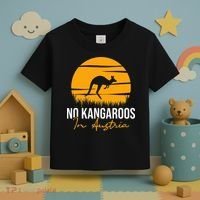 No Kangaroos In Austria Kangaroo Animal Lover Wildlife Toddler T-Shirt thumb 3