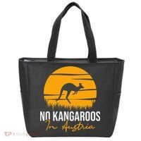 No Kangaroos In Austria Kangaroo Animal Lover Wildlife Tote Bag thumb 0