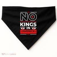 No Kings In America Democracy Court Ruling Saying USA-Made Doggie Bandana thumb 0