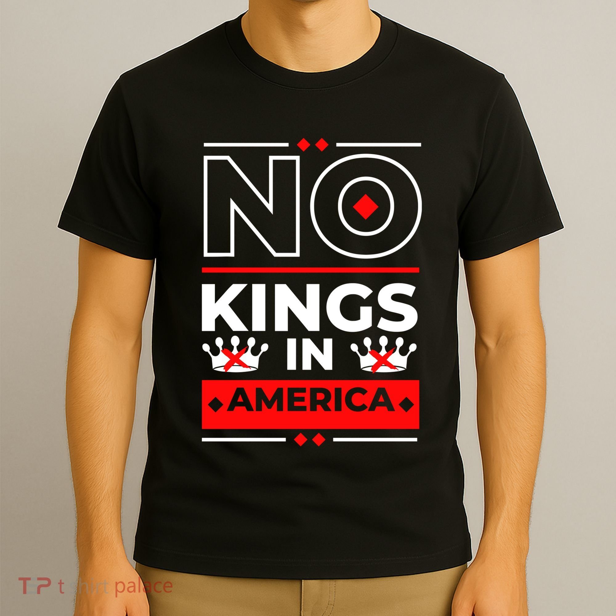 No Kings In America Democracy Court Ruling Saying T-Shirt