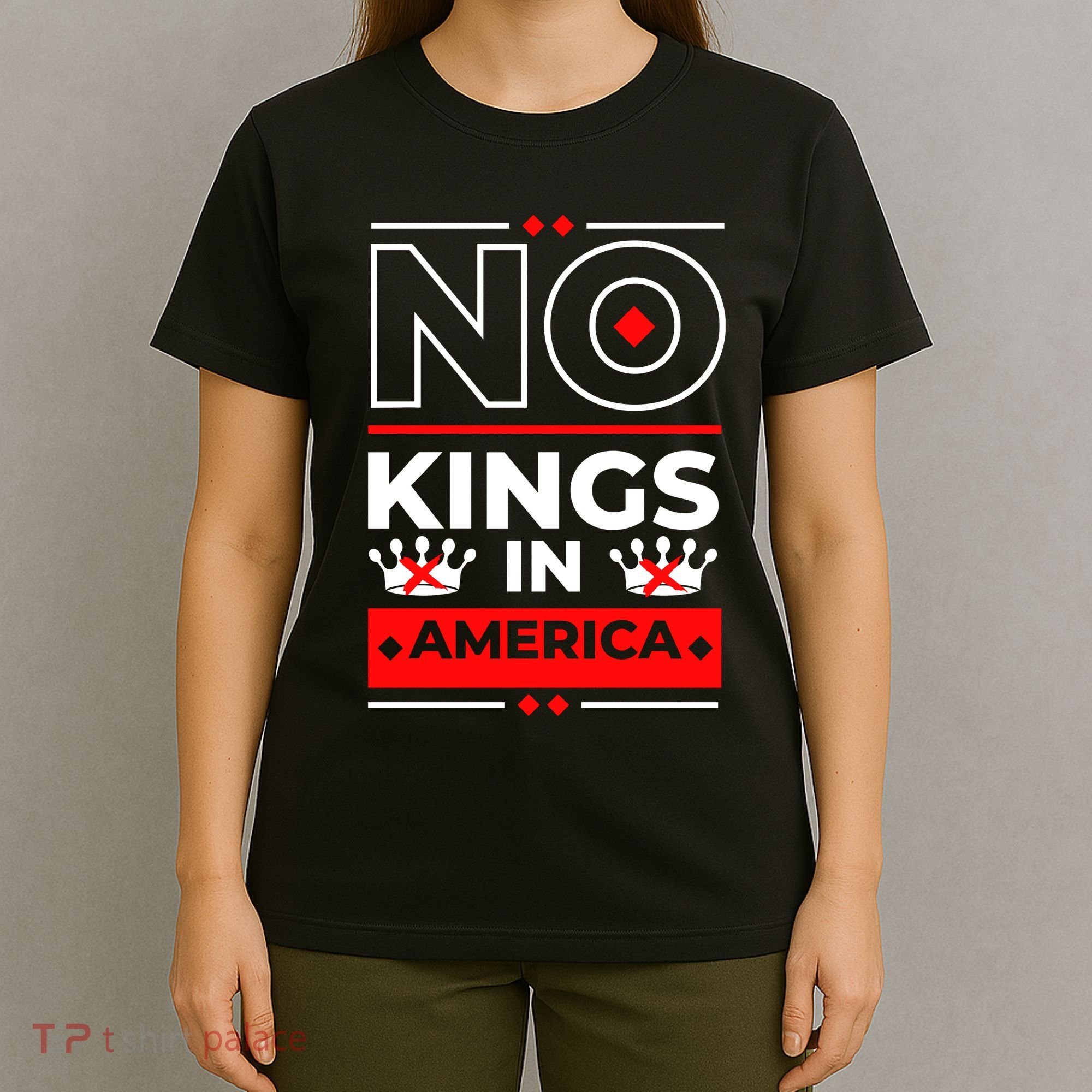 No Kings In America Democracy Court Ruling Saying T-Shirt