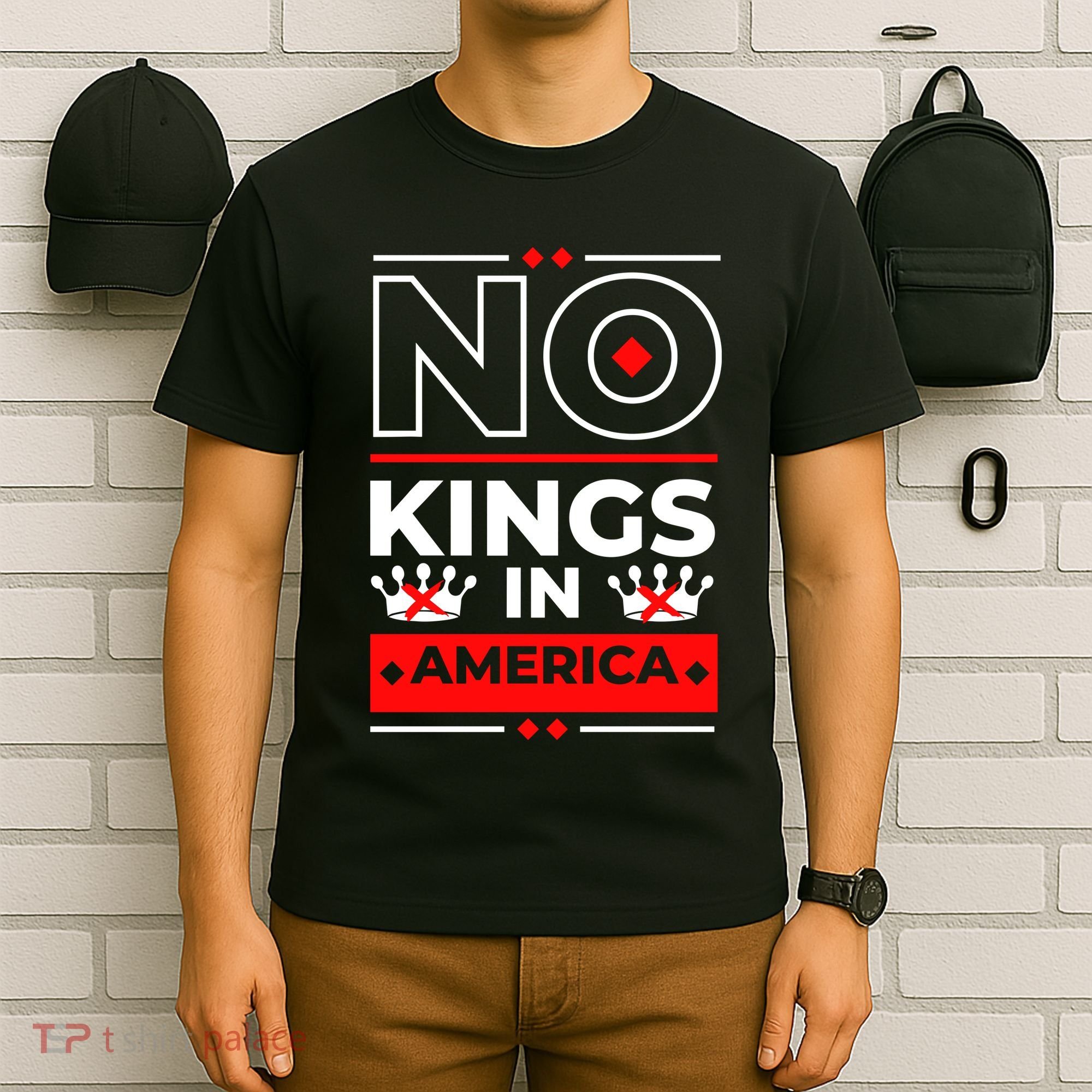 No Kings In America Democracy Court Ruling Saying T-Shirt