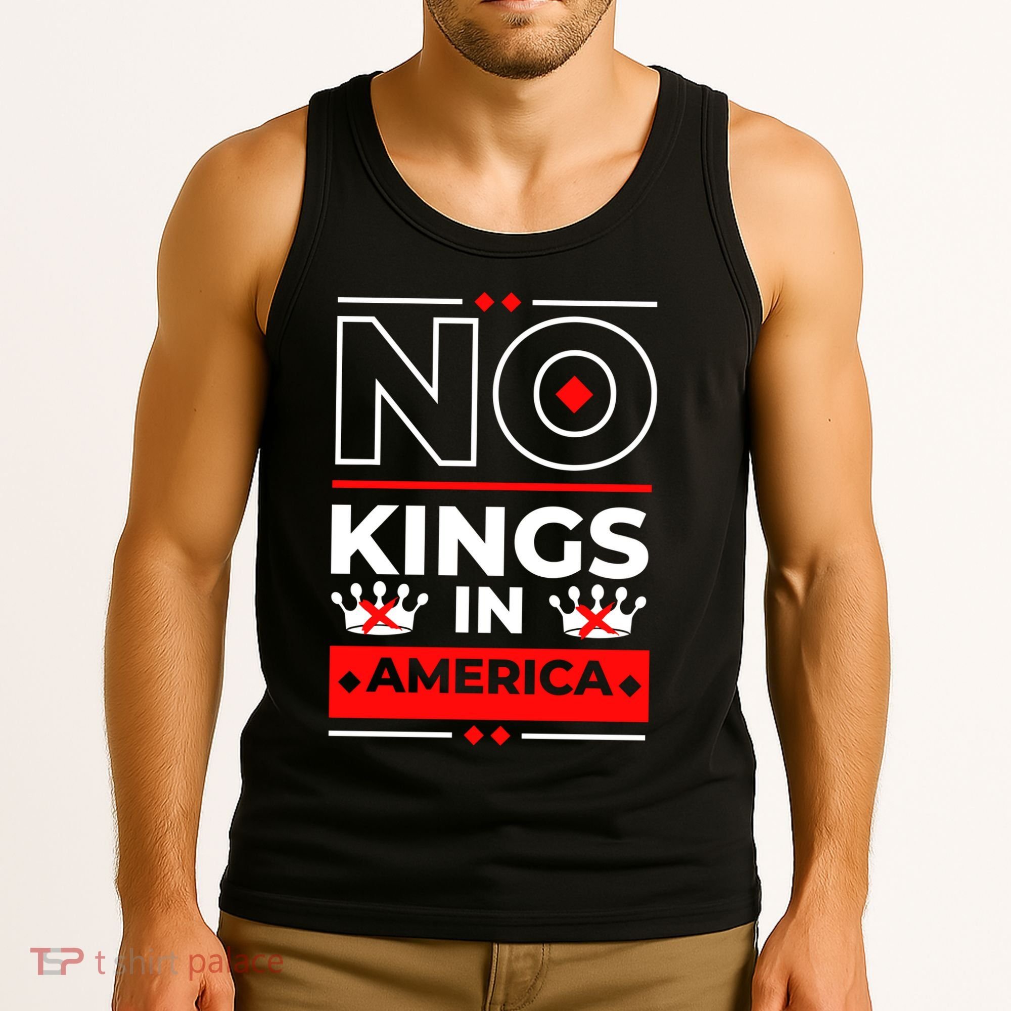 No Kings In America Democracy Court Ruling Saying Tank Top