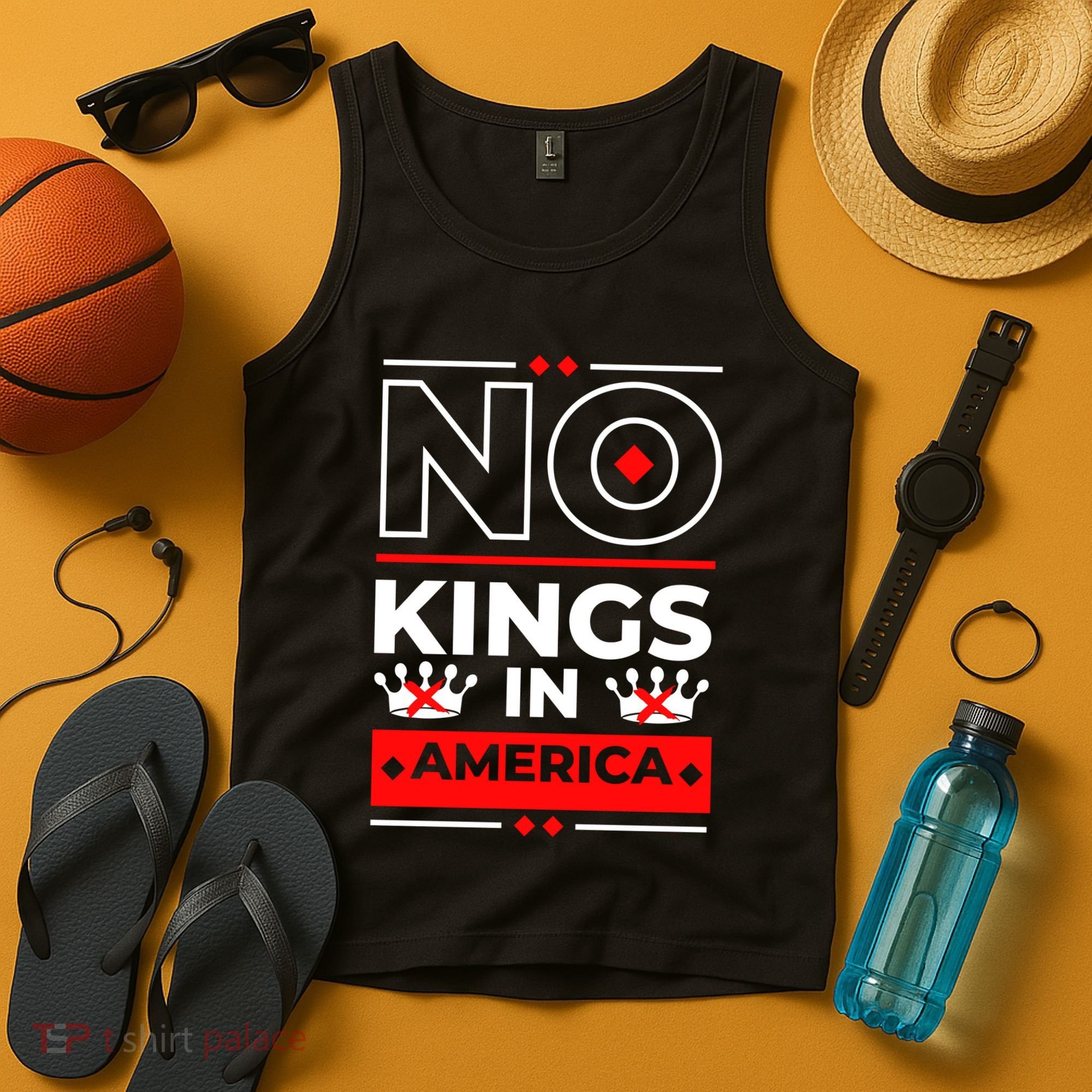 No Kings In America Democracy Court Ruling Saying Tank Top