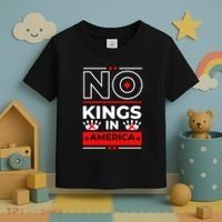 No Kings In America Democracy Court Ruling Saying Toddler T-Shirt thumb 3