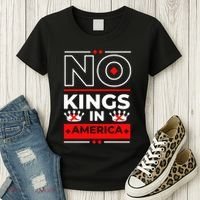 No Kings In America Democracy Court Ruling Saying Women's T-Shirt thumb 3