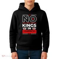No Kings In America Democracy Court Ruling Saying Kids Hoodie thumb 4