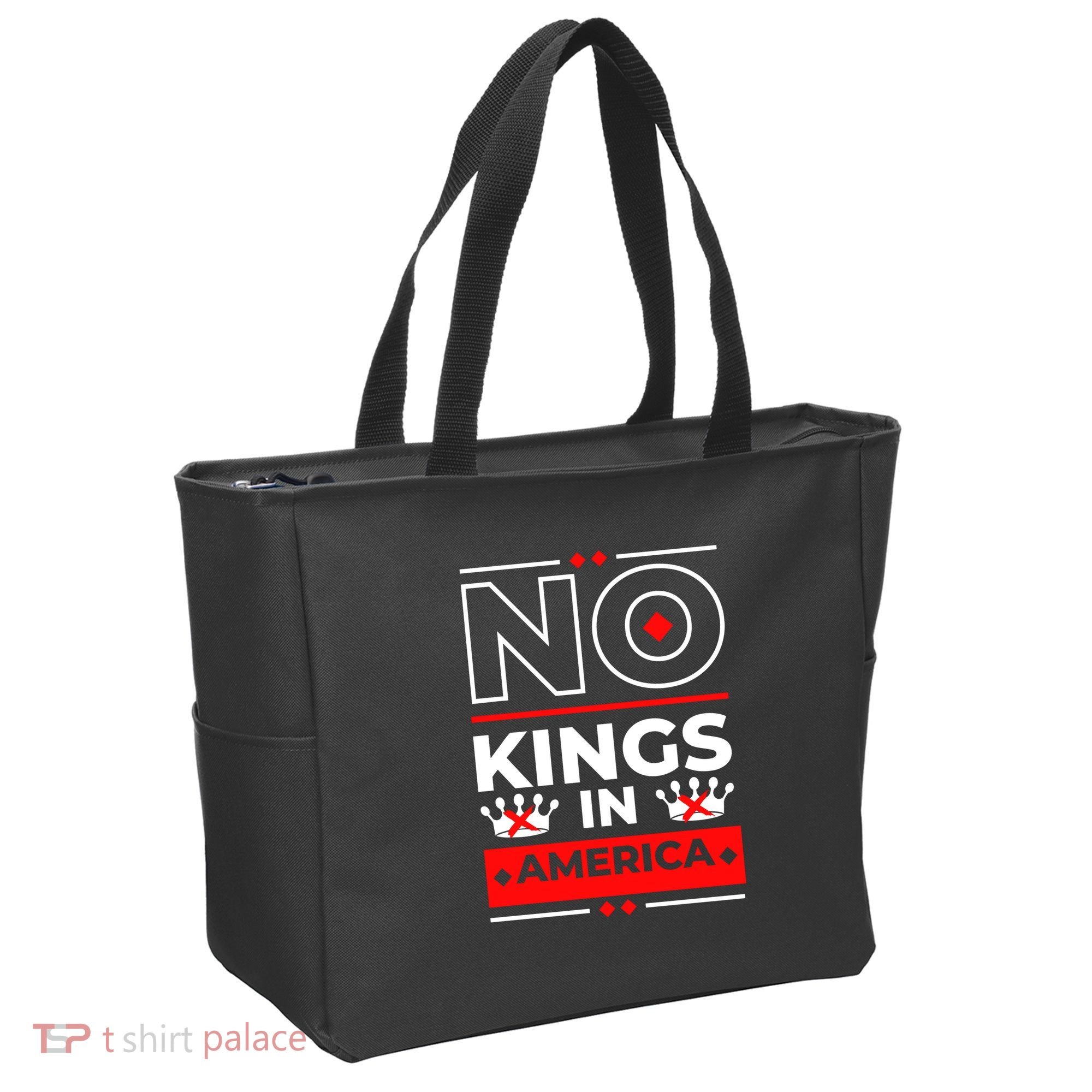 No Kings In America Democracy Court Ruling Saying Tote Bag