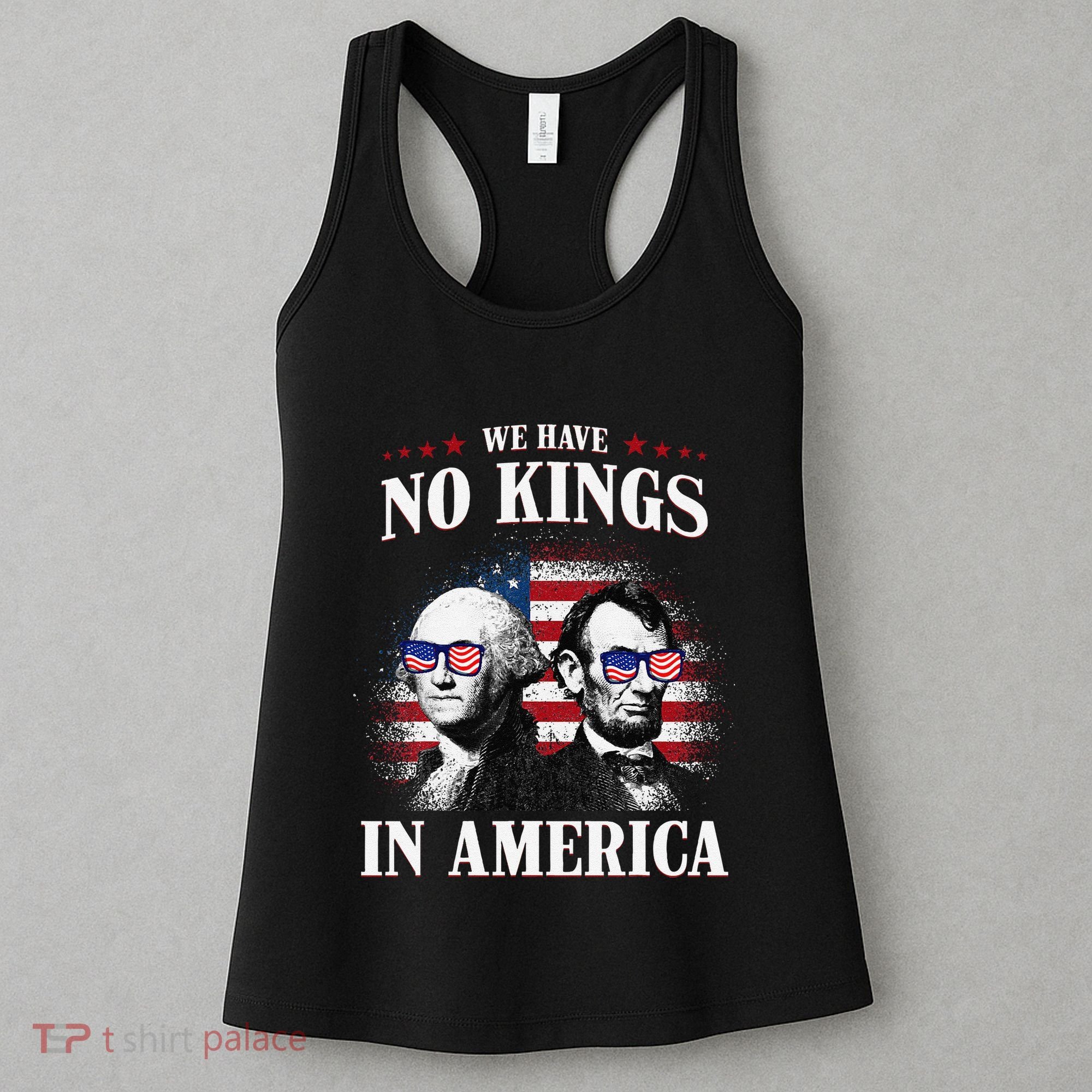 No Kings In America Democracy United States Independence Usa Women's Tank Top