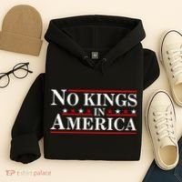 No Kings In America Hoodie thumb 4