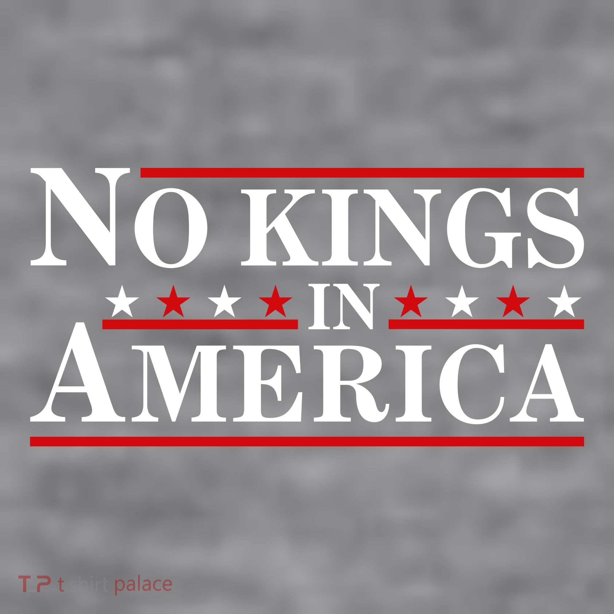 No Kings In America Women's Racerback Cropped Tank