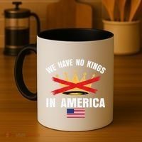 No Kings In America Court Ruling Protest Save Democracy Usa Coffee Mug thumb 4