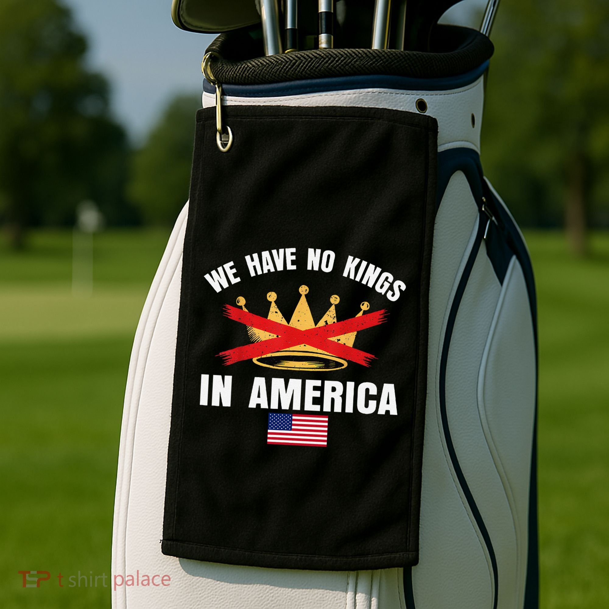 No Kings In America Court Ruling Protest Save Democracy Usa Golf Towel