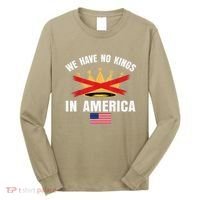 No Kings In America Court Ruling Protest Save Democracy Usa Long Sleeve Shirt thumb 0