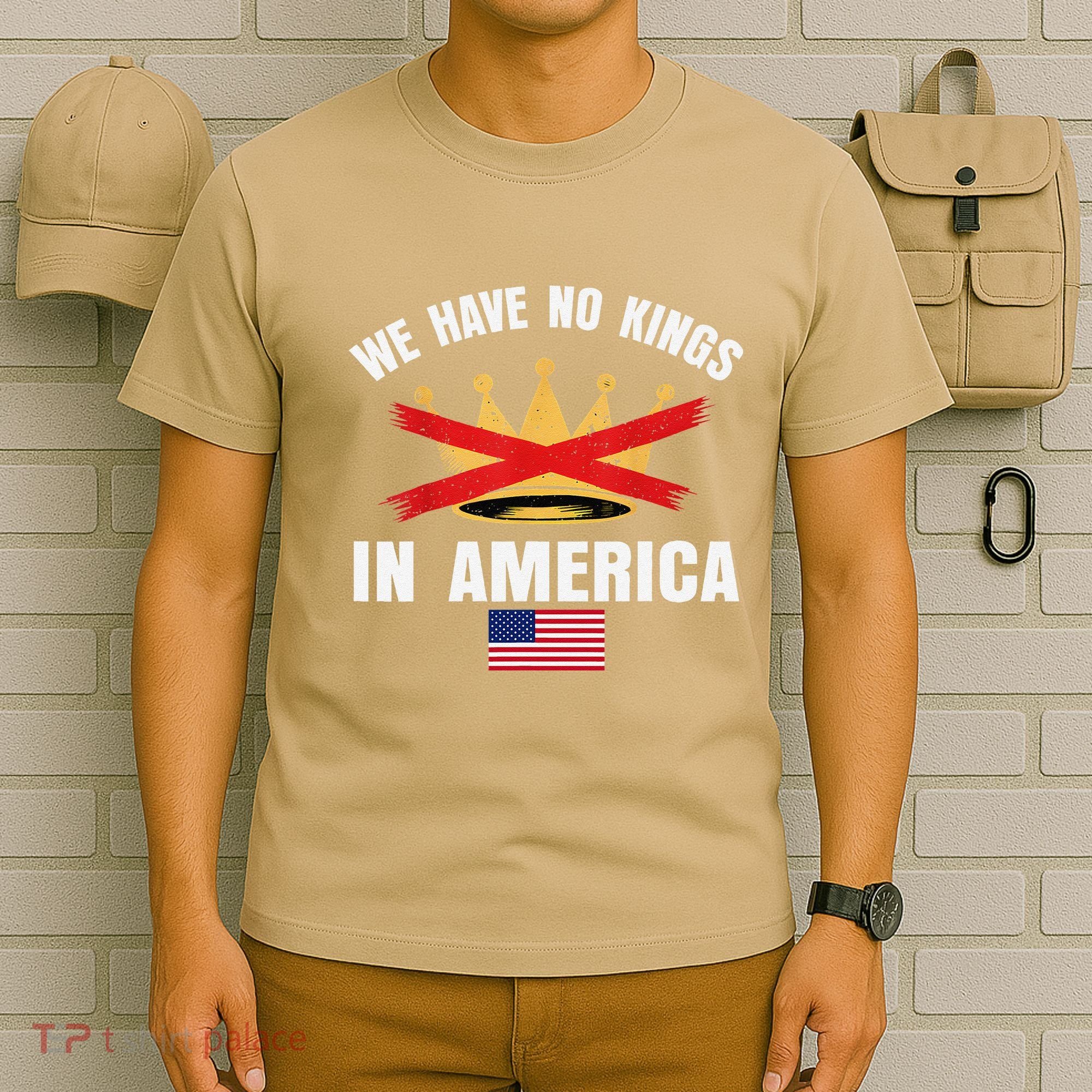 No Kings In America Court Ruling Protest Save Democracy Usa T-Shirt