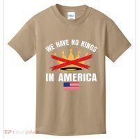 No Kings In America Court Ruling Protest Save Democracy Usa Kids T-Shirt thumb 0