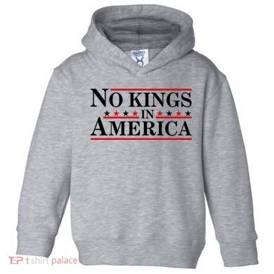 No Kings In America Toddler Hoodie